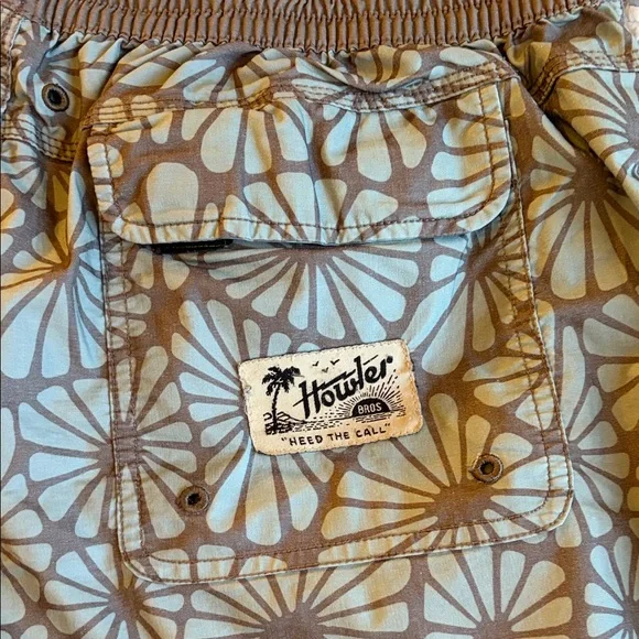 Howler Brothers Patterned Swim Shorts - Picture 4 of 4